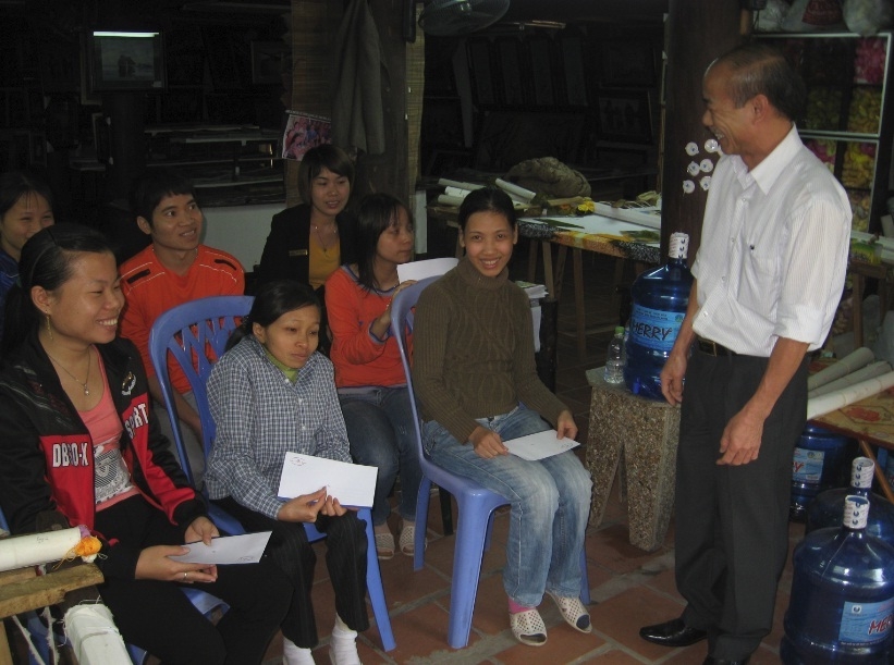 Lãnh đạo Tập đoàn Việt Tiên Sơn thăm và tặng quà nhân ngày khuyết tật 3/12