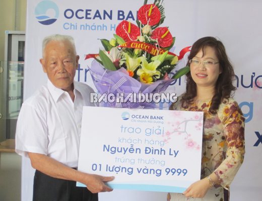 Oceanbank Hải Dương Trao giải 