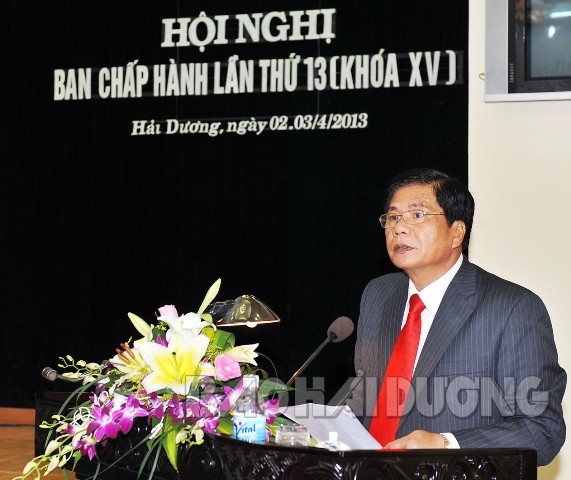 Khai mạc Hội nghị lần thứ 13 Ban Chấp hành Đảng bộ tỉnh (khóa XV)