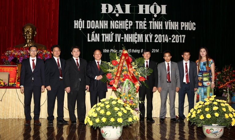 Đại hội Hội Doanh nghiệp trẻ tỉnh Vĩnh Phúc lần thứ IV, nhiệm kỳ 2014-2017