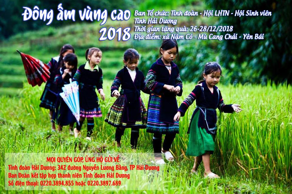 Thư ngỏ đồng hành cùng Chương trình “Đông ấm vùng cao” năm 2018