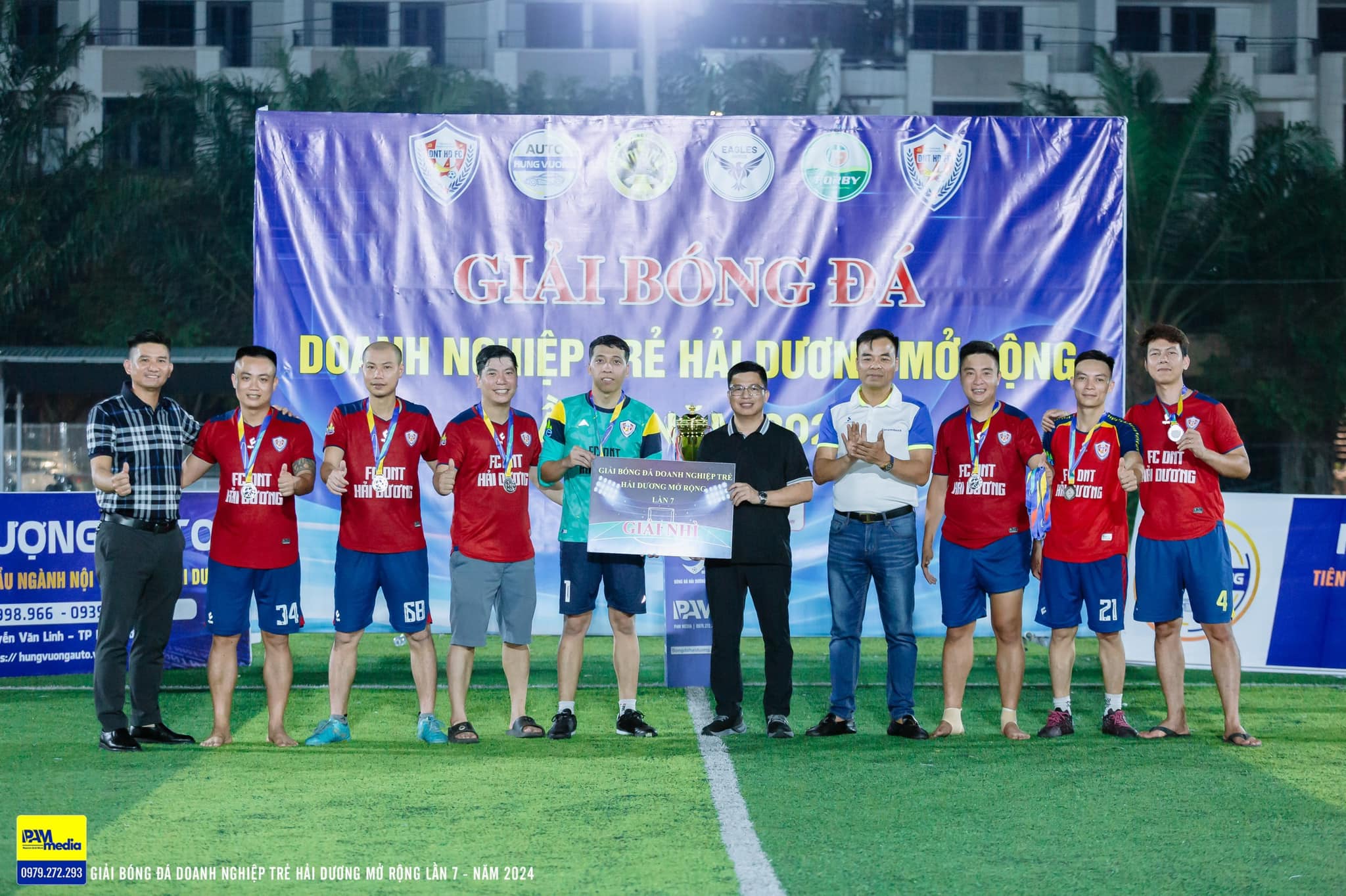 Bế mạc Giải bóng đá Doanh nghiệp trẻ Hải Dương mở rộng lần thứ 7 năm 2024