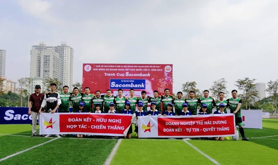 DNT Hải Dương tham gia Giải Bóng đá Doanh nhân trẻ toàn quốc lần thứ II năm 2018